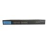 Multi-Function Webcam 16 Port 10/100/1000M Fast Ethernet Switch PoE Switch IEEE 802.3af Plus 2ch 1000M UP Link 16CH POE Switch for POE IP Camera Ultra High Definition view 1