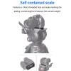 Tripod Head Quick Release Plate, Aluminum 1/4 Inch Threaded Hole Scale with Anti Scratch Silicone Pad and D Ring Lock Design, Compatible for Stabilizer, for Crane 2, 3 view 4