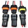 Dj7028y-2.8 Fog Lamp Xenon Lamp H8/h9/h11 Automobile Waterproof Connector 9005/9006 Ballast 2-Hole Socket Wire Length 15cm(H8-11 Strip line,5sets) view 2