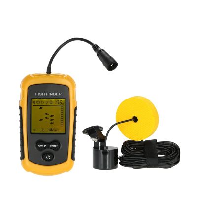 Fish Finders Depth Finders Sonar LCD Fish Finders Fishing with Echo Sounder Fishing Finder Electronic Fishing Tackle for Boat Kayak Sea Fishing