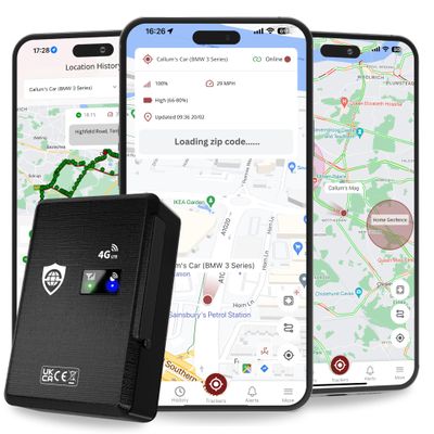 SafeTag Mag 4G Rechargeable Magnetic 4G LTE GPS Tracker, Car, Van, Motorbike, Caravan, etc. 34-195 Countries, 90 Day Standby, Real Time Tracking and Alerts, 7 Day Free Trial+SIM Included, UK Company