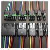 Buxns Dj3021y-2.5 Automobile Cable Waterproof 1/2 / 3/4 / 6 / Pin Injector Sealing Connector Wire Length 15cm(2p Strip line,1sets) view 2