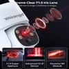 Wkkengd 3MP F1.0 Aperture True Full Color Night Vision 2-Cam Kit 5G/2.4G WiFi Home Security PTZ Cameras with Solar Panel, Surveillance Recorder System view 3