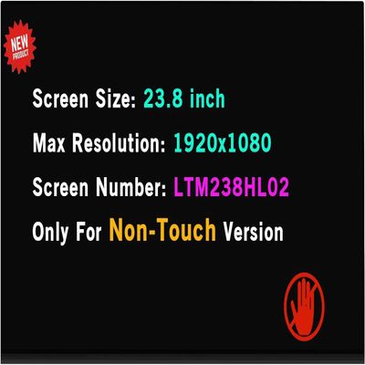 BTSELSS 23.8" Display Panel Compatible with HP 24-e028nf 24-e029nf FHD 1920(RGB)1080 LCD Non-Touch Screen Replacement