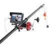 Fish Finders Depth Finders 30M 1200TVL Video Fish Finder Underwater Ice Fishing Camera 4.3 Inch Monitor 195 Degrees 10PCS LED Camera with 3.6M Fishing Rod for Boat Kayak Sea Fishing view 2