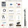 Fish Finders Depth Finders 30M 1200TVL Video Fish Finder Underwater Ice Fishing Camera 4.3 Inch Monitor 195 Degrees 10PCS LED Camera with 3.6M Fishing Rod for Boat Kayak Sea Fishing view 3