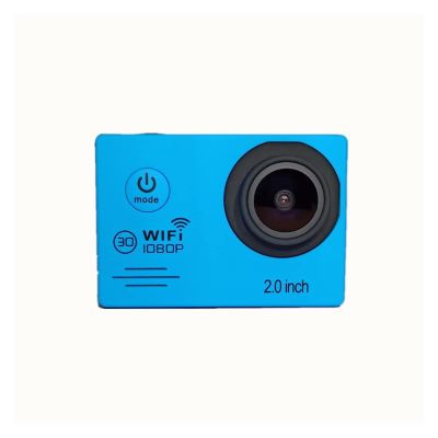 Action Camera Sports Camera Outdoor Underwater Digital Video Camera Mini WiFi Waterproof DV (Color : Blue Size : Medium)