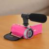 ASHATA Video Camera Camcorder Digital Camera Recorder, HD 1080P 16MP 2.4 Inch Screen 16X Digital Zoom Recorder Camera with Microphone 1/4 Screw Hole for Vlogging view 3