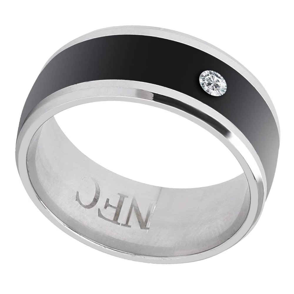 Saluaqui NFC Multifunction Smart Rings, Magic Wearable Device Universal for Mobile Phone (Saluaqui9qi7uogm1x-06)