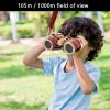 3X25 Opera Binocular Telescope, Theater Binocular with Wiping Cloth and Handle, Portable Theater Glasses for Adults Kids in Concert Theater Opera (Red) view 3