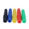 BHUPWZE 5PCS 2MM Gold Plated Banana Plug Electrical Connector Adaptor 5 Colors Black Red YellowG Blue(Red) view 4