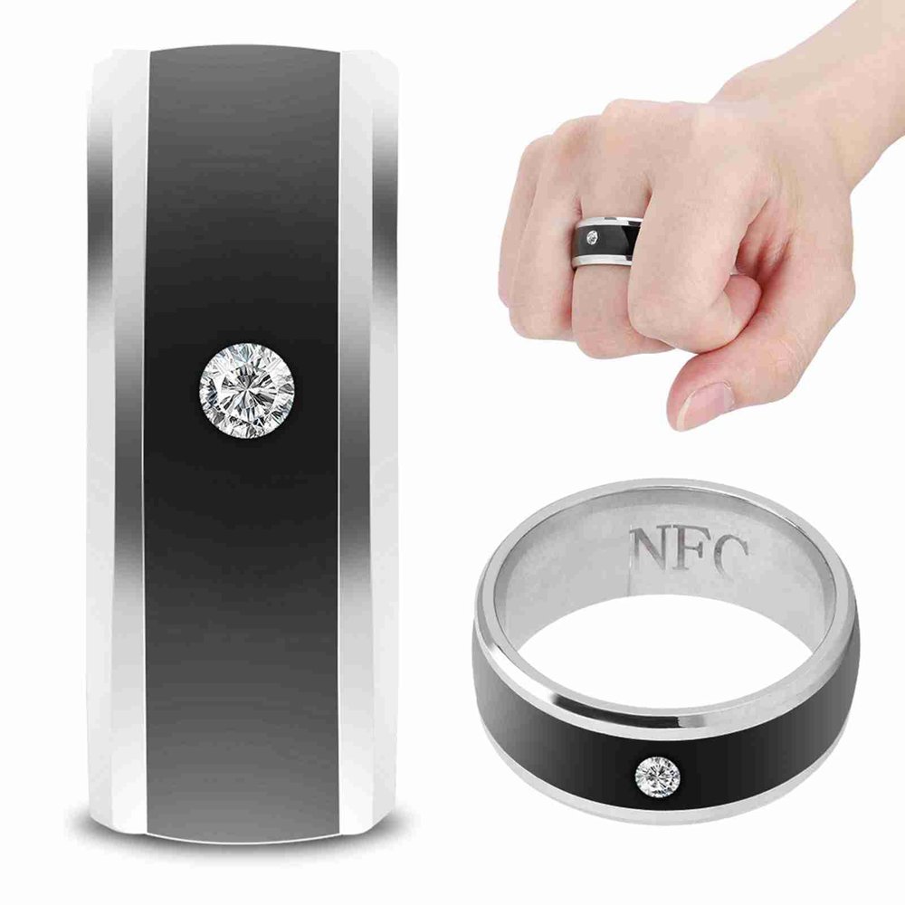 Saluaqui NFC Multifunction Smart Rings, Magic Device Universal for Mobile Phone (Saluaqui9qi7uogm1x-04)