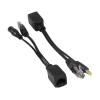 12V PoE Compatibility Adapter, Power Over Ethernet Passive POE Adapter Cable Splitter for IP Security Camera view 1