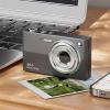 4K 68MP Digital Camera, Adaptive AF Autofocus Video Camera with 16X Digital Zoom 2.8 Inch Screen Built in 32GB Memory 1000mAh Battery (Black Gray) view 2