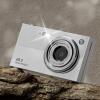 4K 68MP Digital Camera, Adaptive AF Autofocus Video Camera with 16X Digital Zoom 2.8 Inch Screen Built in 32GB Memory 1000mAh Battery (Silver) view 4
