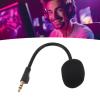 Zyyini Gaming Headset Microphone Detachable Noise Cancelling Game Mic with LED Mute Indicator, Crystal Clear Sound for PC, Adjustable Arm and Gold Plated Plug view 3