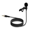 ECS WordSteno Omni-Directional 3.5mm Tie Clip Microphone with 5' Cable, Lavalier, Lapel Mic & Tripod, Delivers Professional Audio Quality for Steno Machines, Digital Recorders and Computers w/Tripod view 1