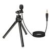 ECS WordSteno Omni-Directional 3.5mm Tie Clip Microphone with 5' Cable, Lavalier, Lapel Mic & Tripod, Delivers Professional Audio Quality for Steno Machines, Digital Recorders and Computers w/Tripod view 4