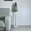 ZGOUO Speaker Floor Stand is Compatible with Bang&Olufsen Beosound 2 (First, Second, and Third Generations), Made of Aluminum Alloy Material, with Built-in Power Cord, (Silver Single) view 2