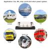 Bus Bar Power Distribution Block, Power Distribution Block with Transparent Shell PC Zinc Alloy ABS Battery Junction Block for Car RV Ships Yachts Power Systems view 4
