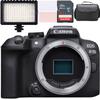 Canon EOS R10 Mirrorless Camera (Body Only) + LED Video Light + Camera Case + 64GB Memory (10pc Bundle) (Renewed) view 1