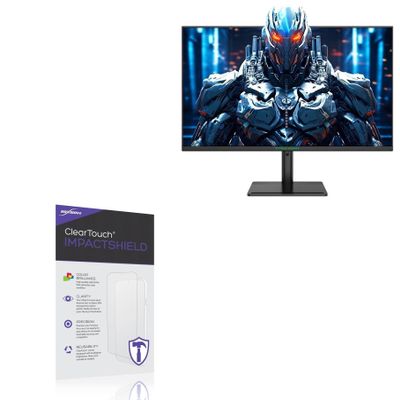 BoxWave Screen Protector Compatible with Titan Army P32H2U Office Monitor (32 in) - ClearTouch ImpactShield (2-Pack), Impenetrable Screen Protector Flexible Film