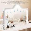 GOWENIC Nail Desk Lamp, Manicure Table Lamp, 3000K to 6000K 48W Stepless Dimming Design, Foldable Eye Friendly Rhinestone Decor Arch Desktop Nail Art Light for Manicure (US Plug 100240V) view 2