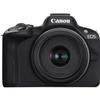 Canon EOS R50 Mirrorless Camera w/Canon RF-S 18-45mm f/4.5-6.3 is STM Lens + LED Video Light + Camera Case + 64GB Memory (12pc Bundle) (Renewed) view 3