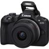Canon EOS R50 Mirrorless Camera w/Canon RF-S 18-45mm f/4.5-6.3 is STM Lens + LED Video Light + Camera Case + 64GB Memory (12pc Bundle) (Renewed) view 4
