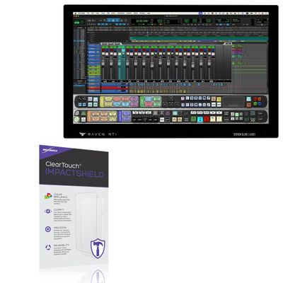 BoxWave Screen Protector Compatible with Steven Slate Audio Raven MTI MAX - ClearTouch ImpactShield (2-Pack), Impenetrable Screen Protector Flexible Film