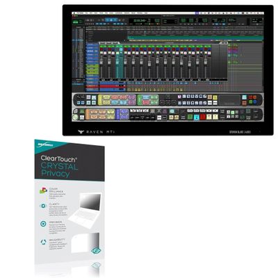 BoxWave Screen Protector Compatible with Steven Slate Audio Raven MTI MAX - ClearTouch Crystal Privacy (2-Pack), Privacy Screen Protector Flexible Film Clear