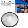 Zyyini Photography Halo Special Effects Filters, Halo Swirl Blur Starlight Filter 77 mm Halo Filter with MRC Coating, for Portrait Landscape Photography, Film Props (77MM) view 3