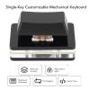 1 Key Programmable Macro PC Keyboard, User Defined USB Single Keyboard, RGB Mechanical OSU Keypad, USB C Wired Customized Shortcut Key for Gaming (Black) view 2