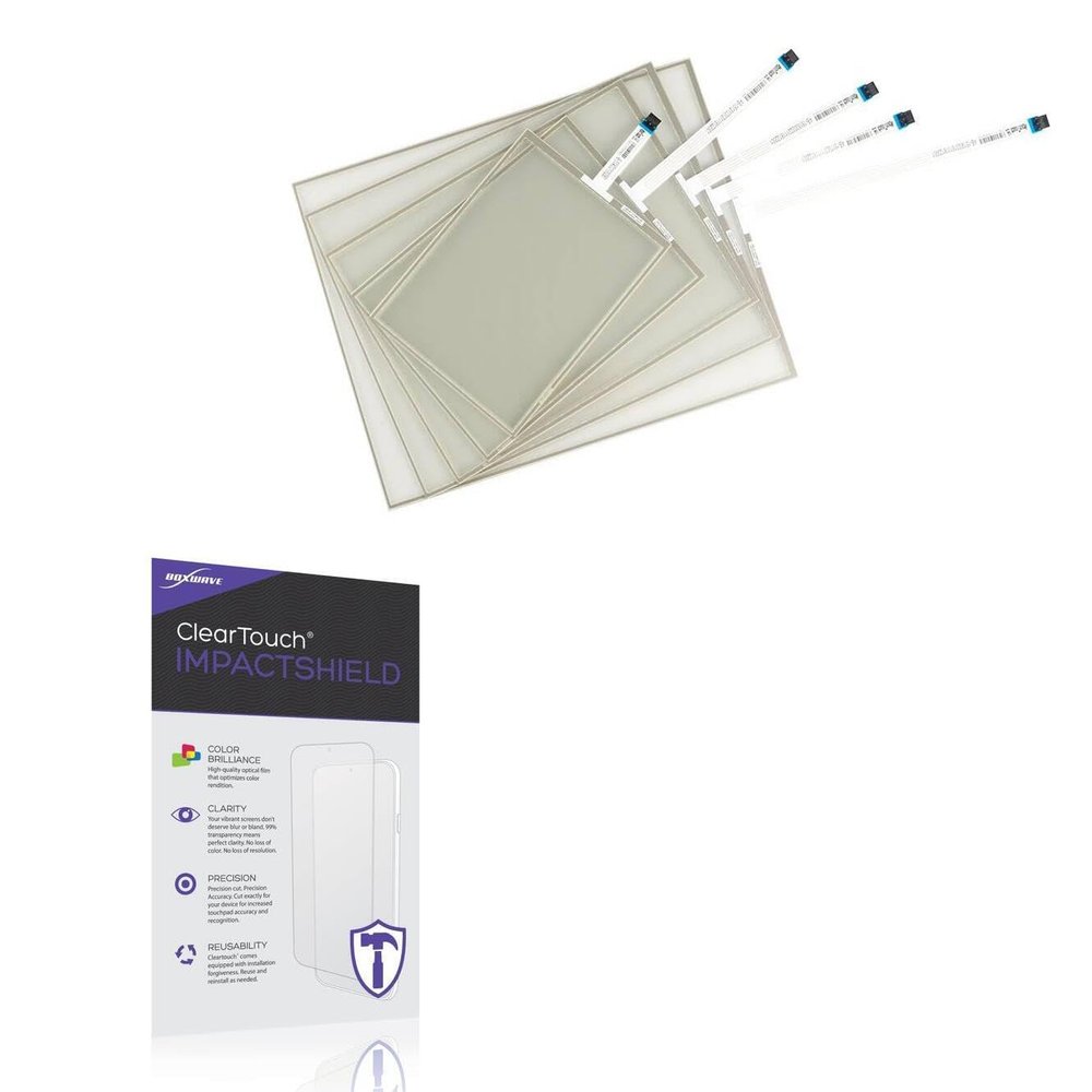 BoxWave Screen Protector Compatible with Abon Touch AB-1519003161118123001 (19 in) - ClearTouch ImpactShield (2-Pack), Impenetrable Screen Protector Flexible Film