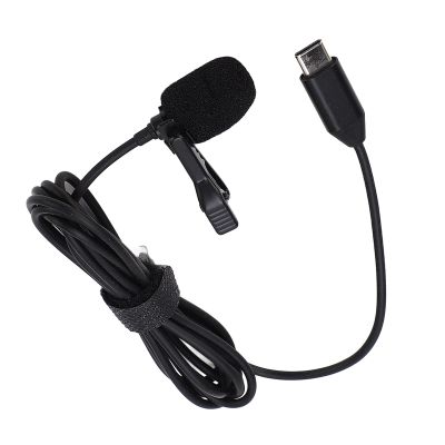 CFTGIW Professional Lavalier Microphone Wired Lavalier Microphone Type C Interface Clip on Mic for ONE R