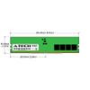 A-Tech 16GB RAM Replacement for Samsung M323R2GA3DB0-CWM | DDR5 5600MHz PC5-44800 DIMM 1Rx8 1.1V 288-Pin Non-ECC Desktop Memory Module (M323R2GA3DB0-CWM-ATC) view 3