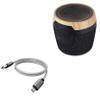 BoxWave Cable Compatible with House of Marley Chant Mini - Micro USB DuraCable, Braided Micro USB Charging Cable - Space Grey view 1