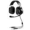Arrowmax AHDH0042A-BK-GA General Aviation Headset for Student Pilots Passenger Features Passive Noise Reduction PNR Adjustable Headband Switchable Mono-Stereo Cancelling MIC GA Dual Plug view 1