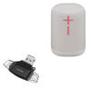 BoxWave Smart Gadget Compatible with Ultimate Ears Epicboom - AllReader SD Card Reader, microSD Card Reader SD Compact USB - Jet Black view 1