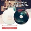 OPTIMUM CD-R Blank Disc 700MB 52X Moisture Resistant White Inkjet Hub Printable Recordable Media - 100 Discs (no Container) Blank CDs for Music Audio Data view 4