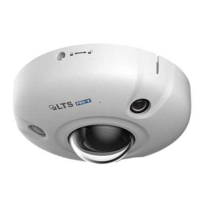 LTS LXIP75122F-SE Pro-X Series 12MP Fisheye Dome IP Camera Two-Way Audio PoE