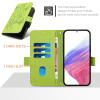 Smartphone Flip Case Compatible with iPad ipod Touch 7 (2019)/6 Touch5 Case,Wallet Case Slim PU Leather Phone Flip Folio Case,Shockproof Protective Case with Card Holders+Wrist Strap Flip Cases(Green) view 3