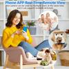 Smallest Wireless WiFi IP Camera,HD1080P Portable Mini Camera with Video Recording Live Feed,Baby Monitor,Nanny Cam,with Night Vision,Motion Detection,Cloud Storage for Security with iOS Android APP view 3