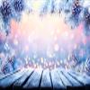 Winter Backdrop Wonderland Snowflake Frozen Birthday Backdrop Snow Landscape Christmas Holiday Party Portrait Photography Background Photobooth Studio Props7x5ft view 1