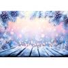 Winter Backdrop Wonderland Snowflake Frozen Birthday Backdrop Snow Landscape Christmas Holiday Party Portrait Photography Background Photobooth Studio Props7x5ft view 2
