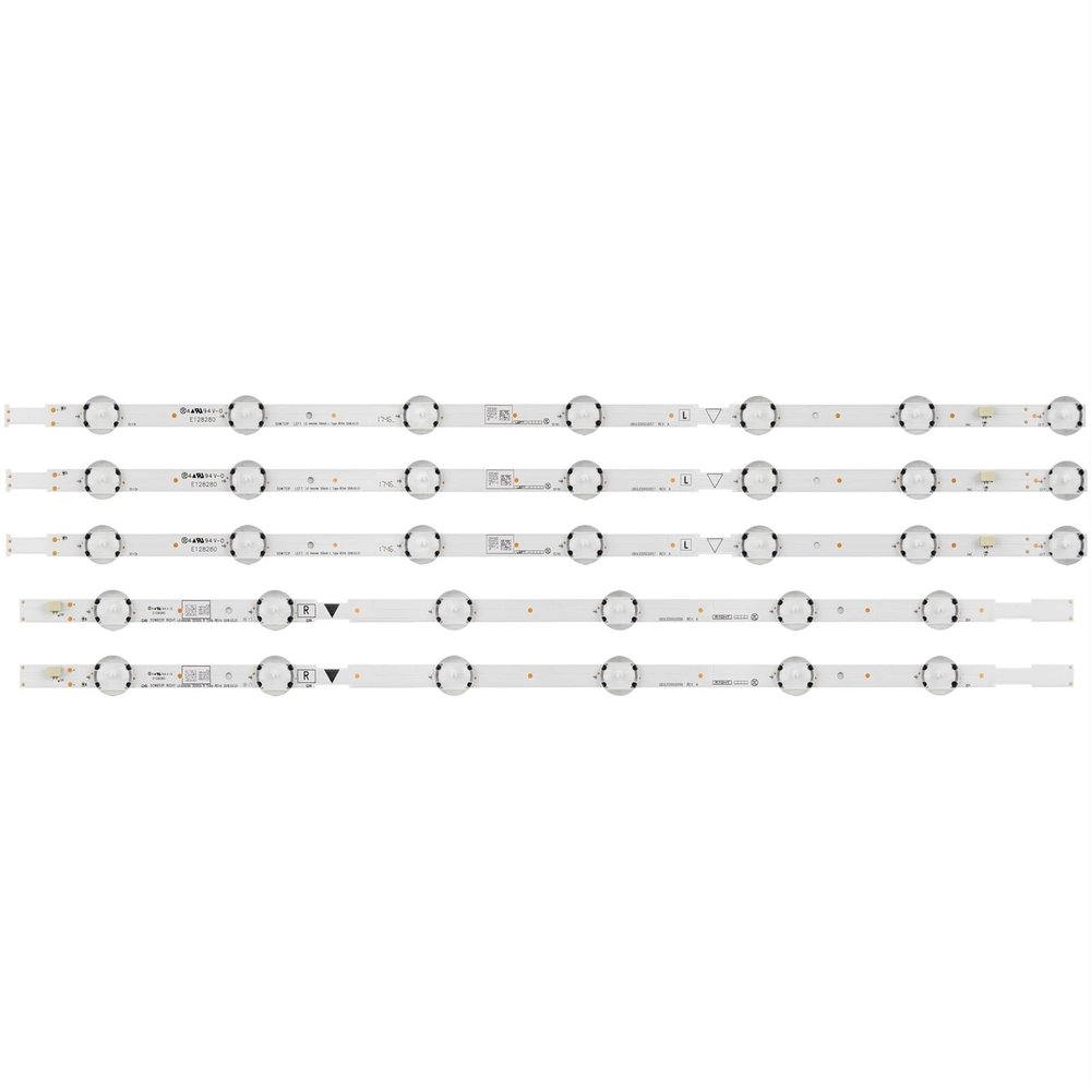 AZJSCNBE LED Strip 50'' TV UDULEDGS057 UDULEDGS056 50W7S1P UDULED0GS050 UDULED0GS051 FW50D36FB Fit for LG Innotek 50inch L R Type 50W6S1P