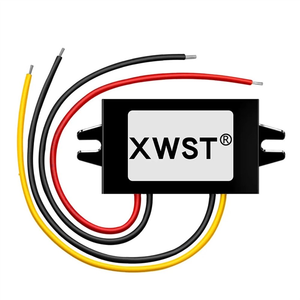 KNKQZXVDF DC DC Converter 36V 48V to 5V Voltage Regulator 1-65A Buck Power Inverter Step Down Waterproof Transfomer Module(3A ABS Plastic L)