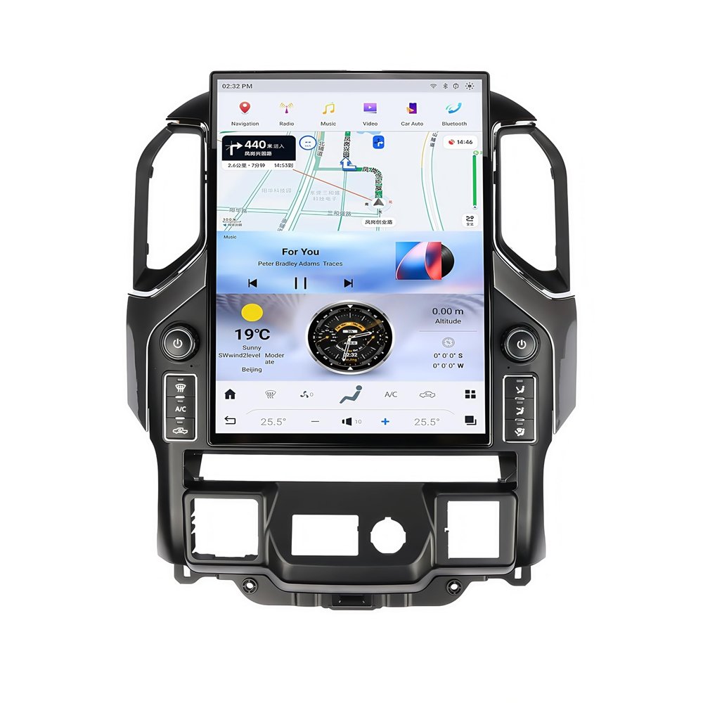 15.6 Inch 8+128GB Touchscreen Android 13 for Chevrolet Silverado GMC Sierra 2019-2021 Tesla Style Car GPS Navigation Multimedia Player Radio Tape Headunit (8-128GB CarPlay)