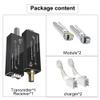 Zhpuostd HD-SDI to Fiber Converter Kit, Uncompressed 1080P Video Extender for Security Camera CCTV up to 20km, with SFP Module Compatibility & Type-C Power, Single-Mode SMF, a Pair view 4