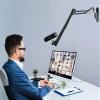 AceTaken Upgraded Webcam Wall Mount Holder Stand for Logitech C920 C922 C930 StreamCam C925e C615,MX Brio,Brio 4K, Brio 500 Webcams view 2